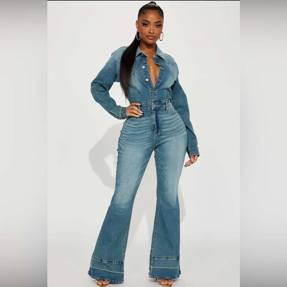 Denim jumpsuit! Brand new never worn!